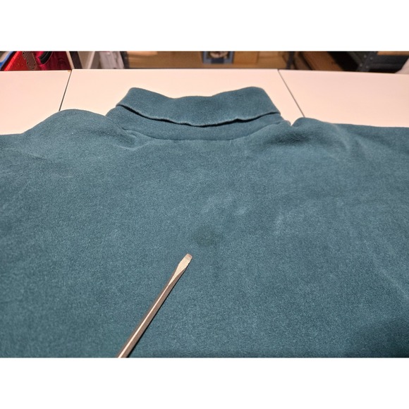 Fruit of the Loom Mens Teal‎ Long Sleeve Turtleneck Casualwear XL - Picture 2 of 6